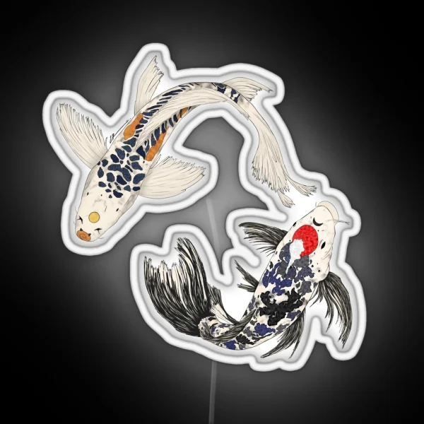 SNS Koi Fish RGB Neon Sign