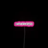 Retro inspired LED neon sign featuring The 1975 lyrics
