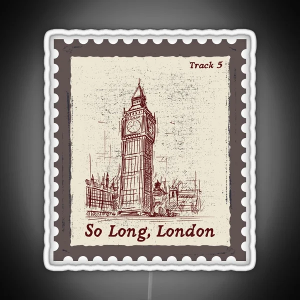 So Long London Stamp RGB Neon Sign