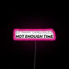 Personalized vibrant multicolor RGB LED sign with poetic language display