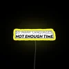 Multilingual messages and reminders in vibrant customizable RGB neon display
