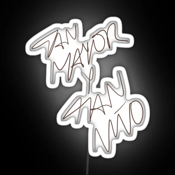 So Old And Such A Child Juanjo Bona RGB Neon Sign