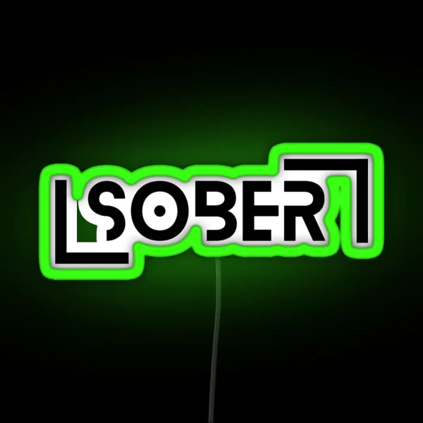 Sober RGB Neon Sign