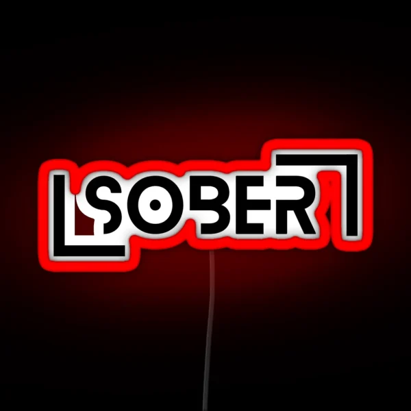 Sober RGB Neon Sign
