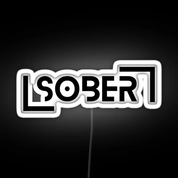 Sober RGB Neon Sign