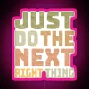 Recovery Inspiration with Vibrant Neon Colors and AA Symbolic Design