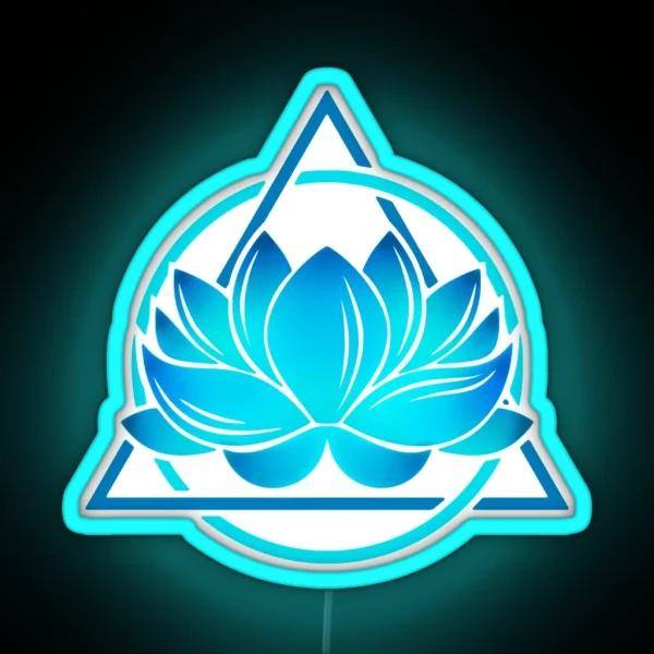 Sobriety Symbol Lotus RGB Neon Sign
