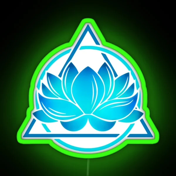 Sobriety Symbol Lotus RGB Neon Sign