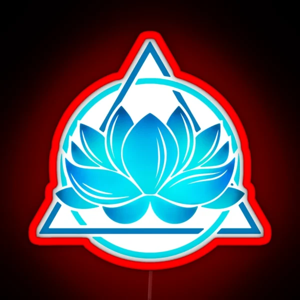 Sobriety Symbol Lotus RGB Neon Sign