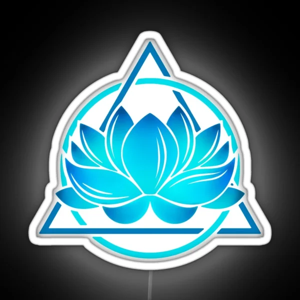 Sobriety Symbol Lotus RGB Neon Sign