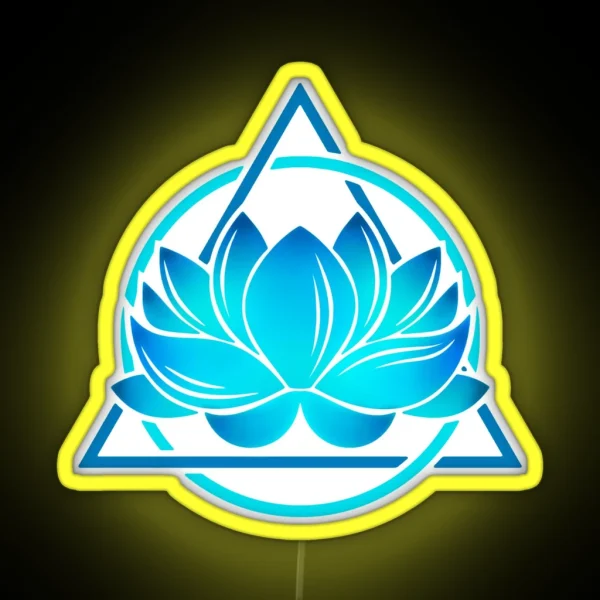 Sobriety Symbol Lotus RGB Neon Sign