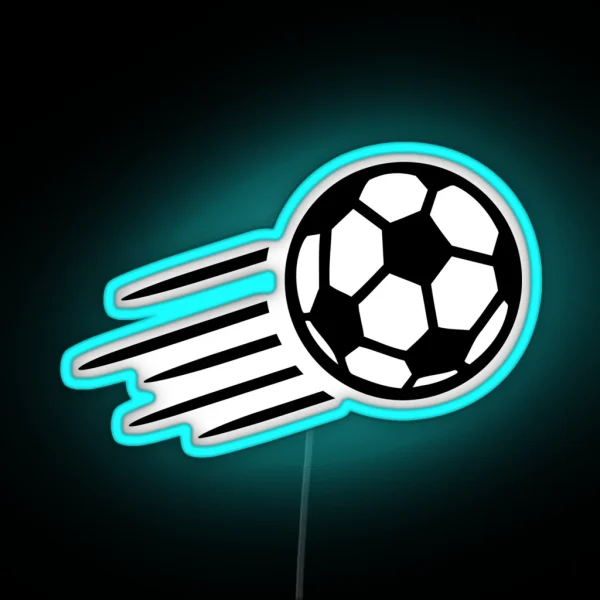 Soccer Ball RGB Neon Sign
