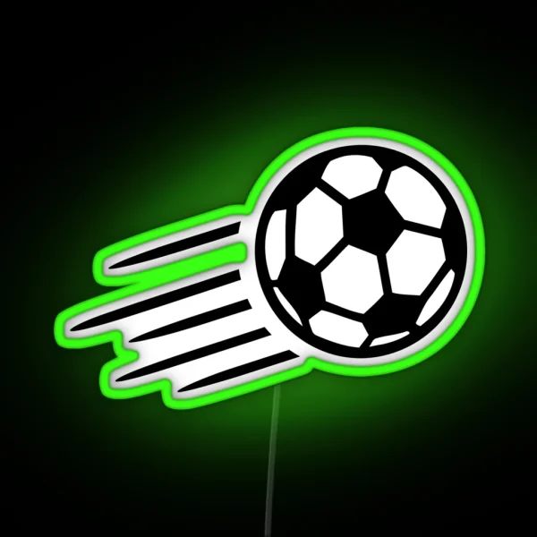 Soccer Ball RGB Neon Sign