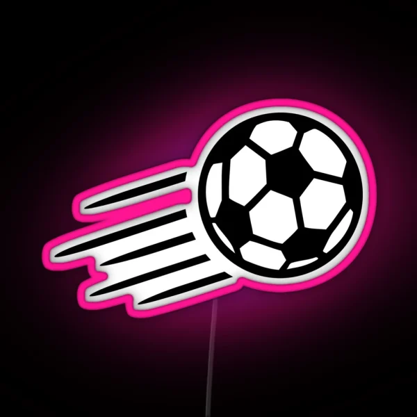 Soccer Ball RGB Neon Sign