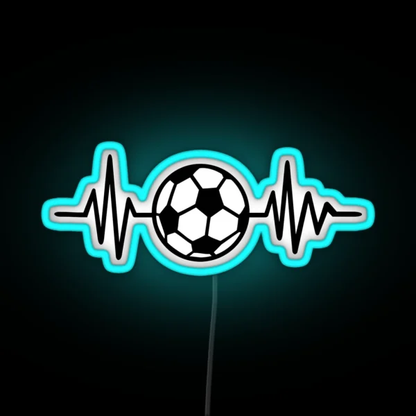 Soccer Frequency RGB Neon Sign