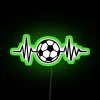 Soccer Stadium Decor - Vibrant RGB Neon Sign with Frequency