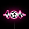 Dynamic RGB LED Display Canvas Sign with Frequency Pattern Graphics