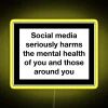 RGB LED warning social media alert electronic digital display board