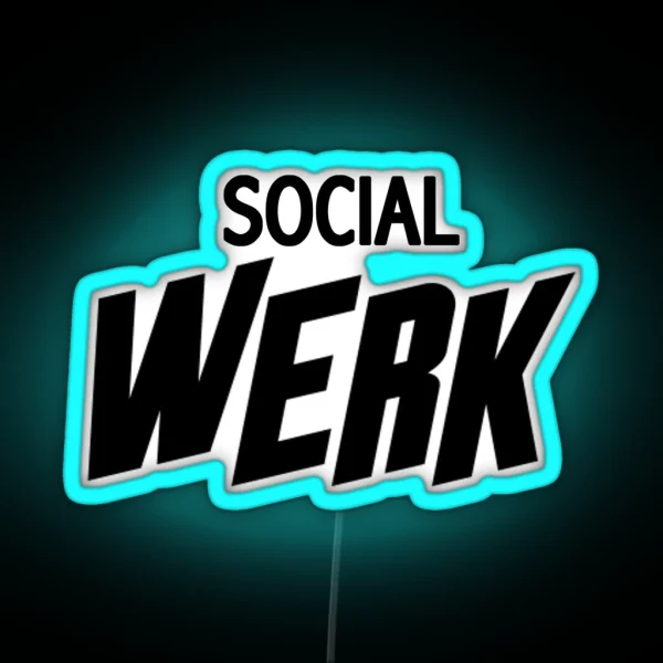 Social Werk RGB Neon Sign