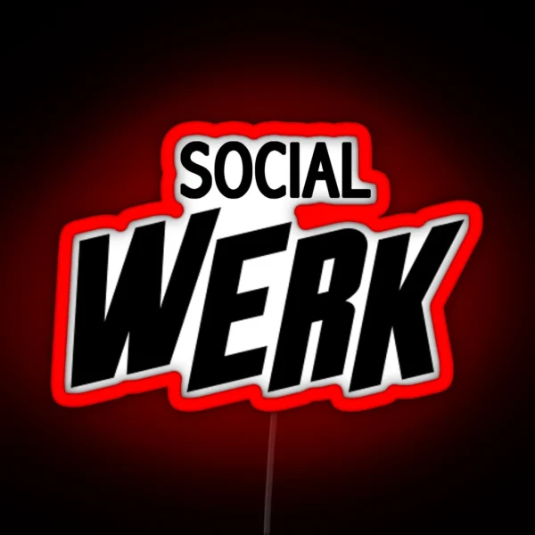 Social Werk RGB Neon Sign