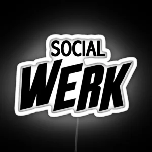 Social Werk RGB Neon Sign