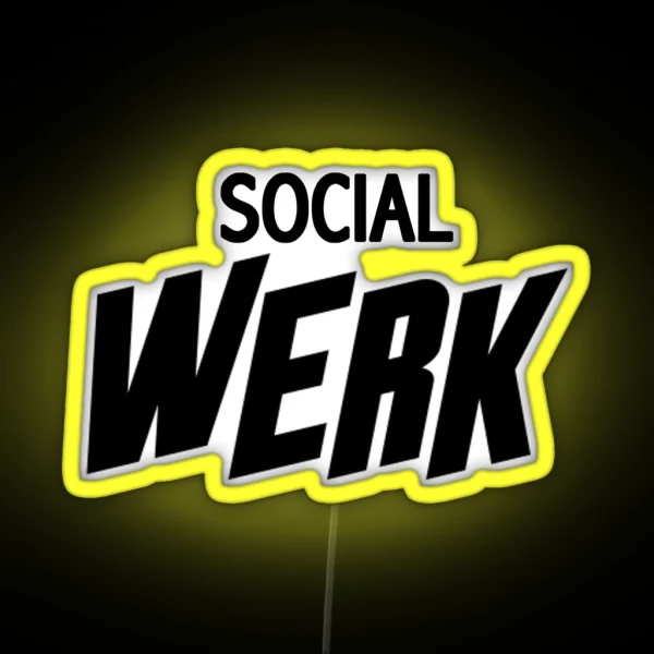 Social Werk RGB Neon Sign