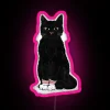 Vibrant RGB Neon Sign with Customizable Color Changing Artwork Display