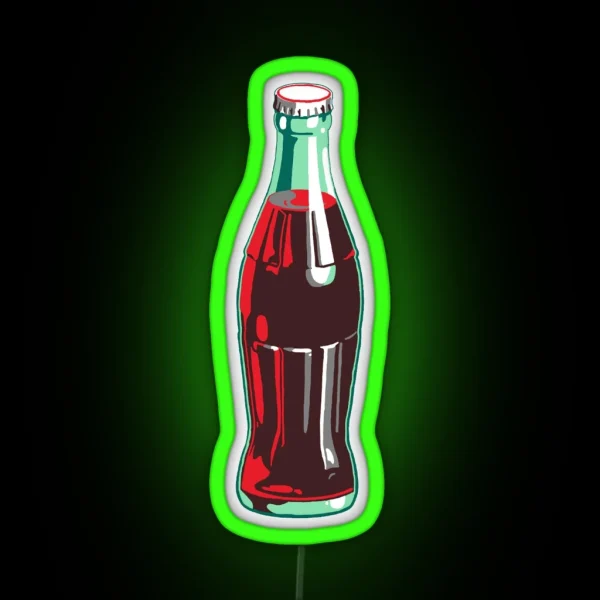 Soda Bottle RGB Neon Sign