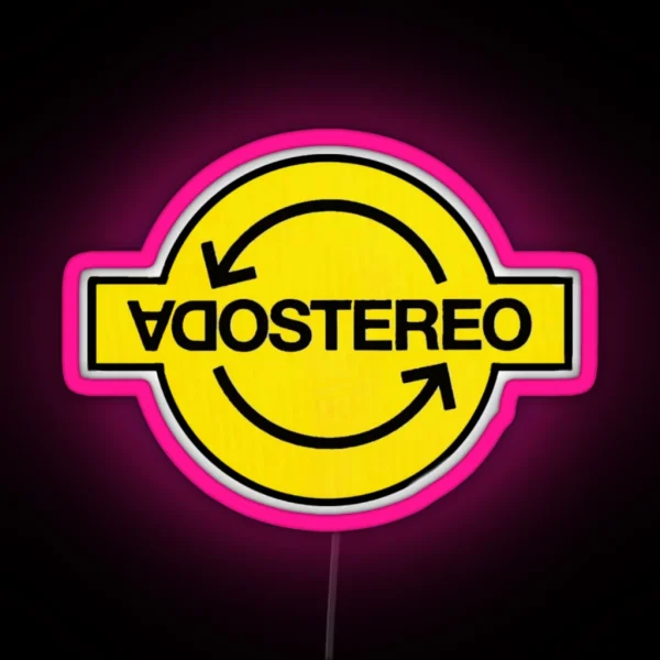 Soda Stereo RGB Neon Sign