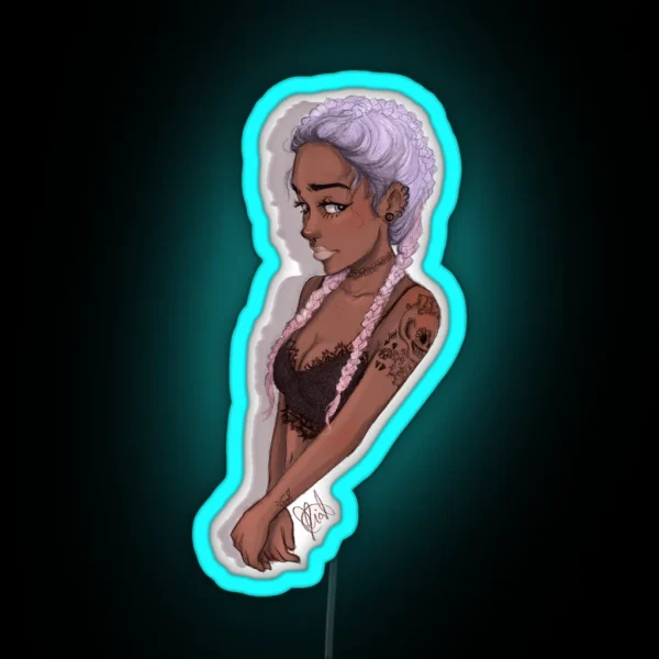 Soft Grunge RGB Neon Sign