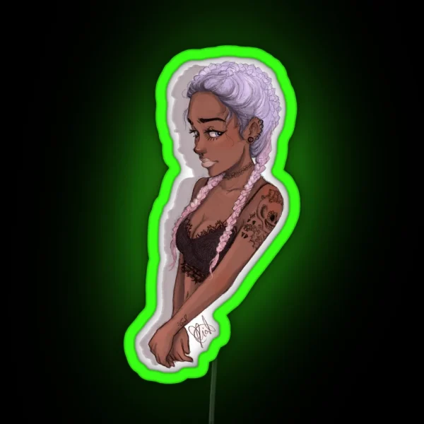 Soft Grunge RGB Neon Sign