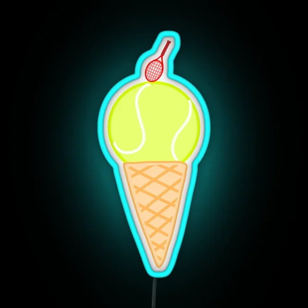 Soft Serve Cone RGB Neon Sign
