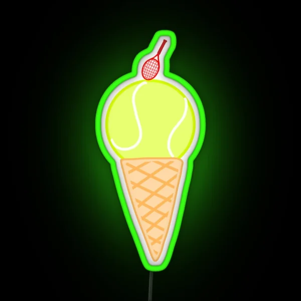 Soft Serve Cone RGB Neon Sign