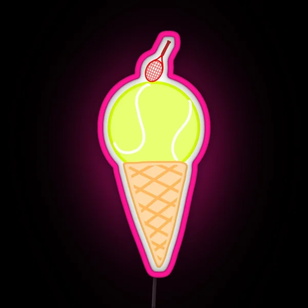 Soft Serve Cone RGB Neon Sign