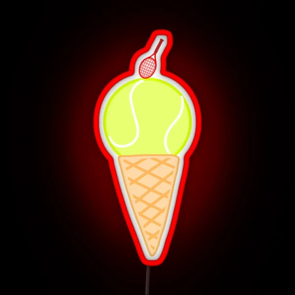 Soft Serve Cone RGB Neon Sign