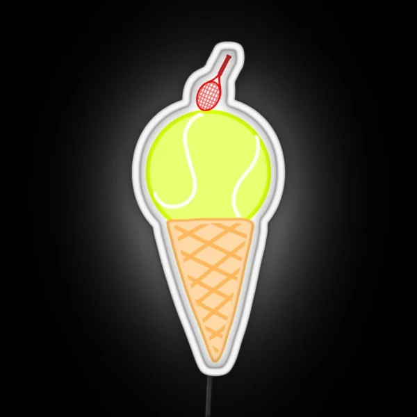 Soft Serve Cone RGB Neon Sign