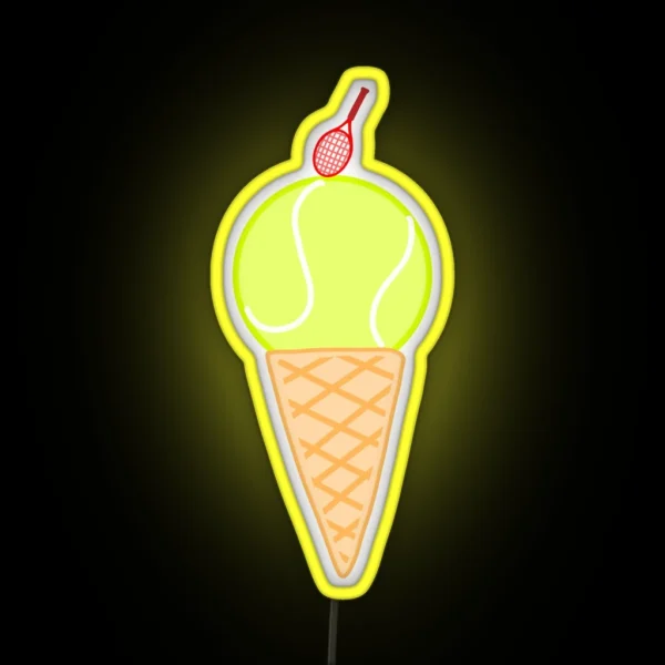 Soft Serve Cone RGB Neon Sign