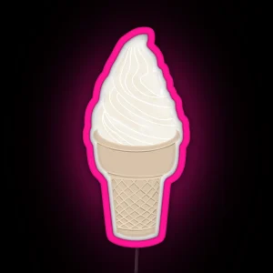 Soft Serve Ice Cream RGB Neon Sign