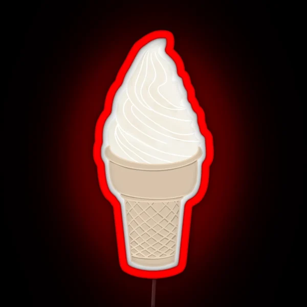 Soft Serve Ice Cream RGB Neon Sign