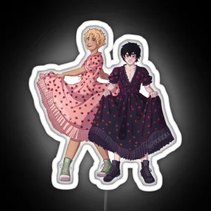 Solangelo Strawberry Dress RGB Neon Sign