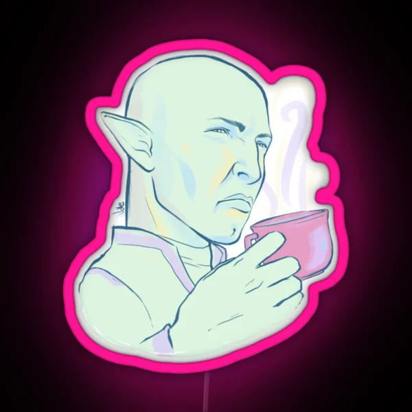 Solas Greatly Disapproves RGB Neon Sign