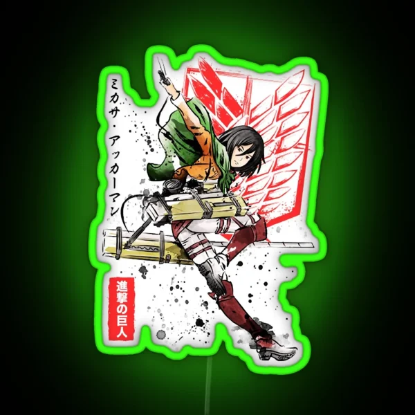 Soldier Mikasa Led RGB Neon Sign