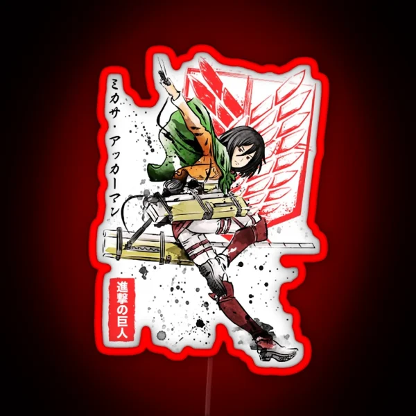 Soldier Mikasa Led RGB Neon Sign
