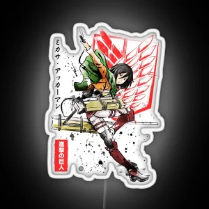 Soldier Mikasa Led RGB Neon Sign