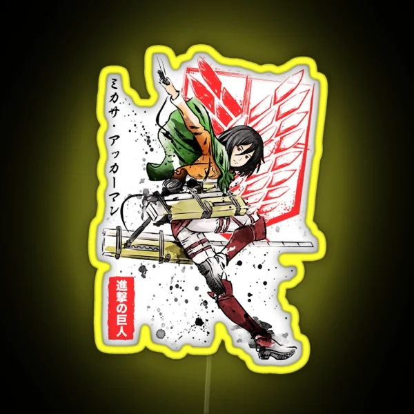 Soldier Mikasa Led RGB Neon Sign