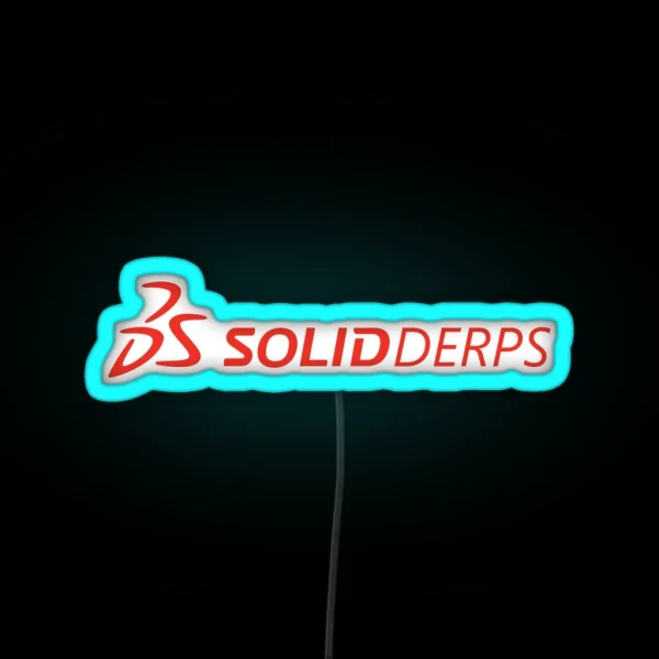 Solid Derps RGB Neon Sign