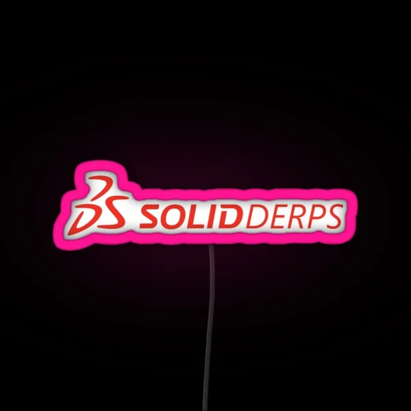 Solid Derps RGB Neon Sign