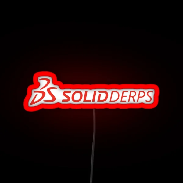 Solid Derps RGB Neon Sign