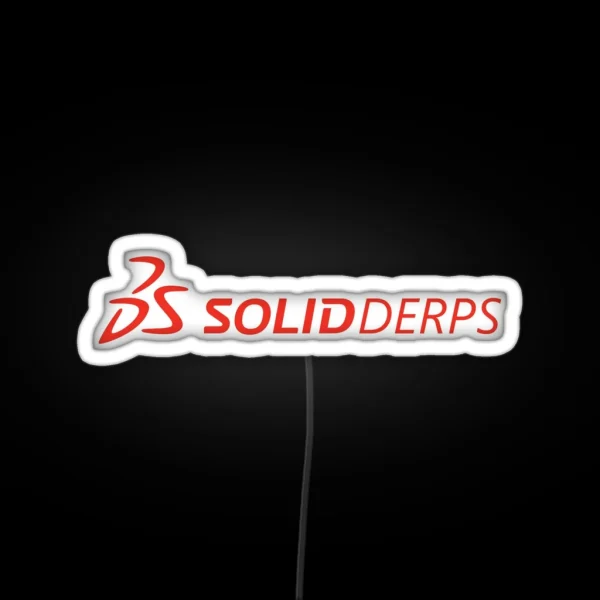 Solid Derps RGB Neon Sign