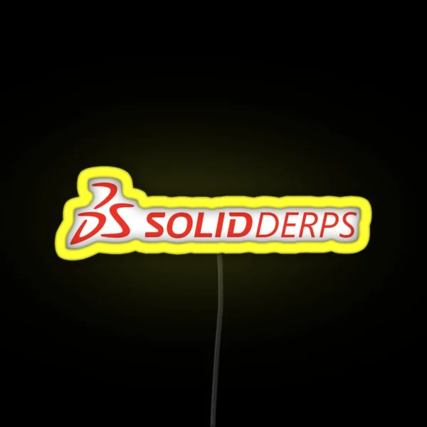 Solid Derps RGB Neon Sign